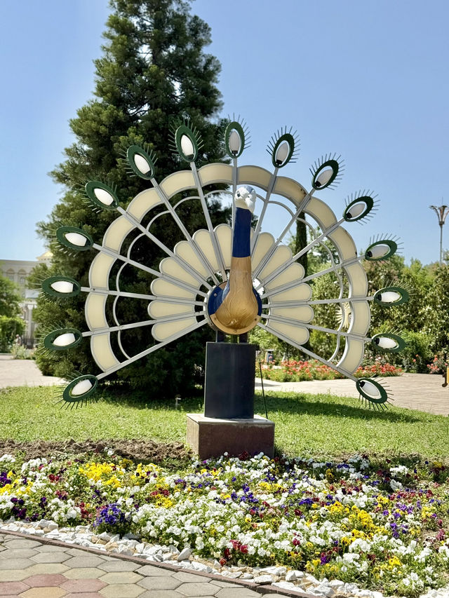 Spring Stroll Through Rudaki Park, Dushanbe
