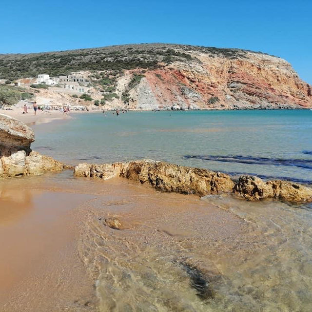 Tsigrado beach Milos 🏖️