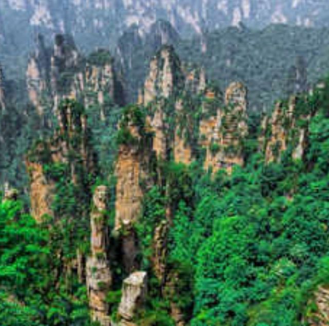 🏞 Tianzi Mountains in China 