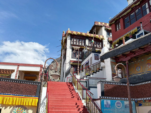 Buddhist Monastery lost high in mountains 