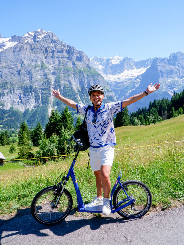 🌄 รีวิวกิจกรรม Grindelwald First Trottibike 🚴‍♀️