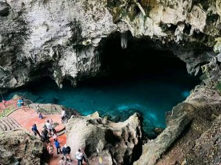 #winterescape Step into a natural wonder at Los Tres Ojos—a mystic world of turquoise lagoons and ancient limestone caves hidden right in Santo Domingo Este! 🌿🦇 This attraction is a treat for nature lovers, with underground lakes reflecting a tranquil beauty and a sense of adventure around every corner.

To get the best out of Lago Los Tres Ojos, start early; doors open at 9:00 AM, so you’ll avoid the crowds and enjoy cooler temperatures. The recommended route is to follow the main staircase down into the caves, then wander the trails connecting each of the three main “eyes” (lakes). Don’t miss the boat ride to the fourth lagoon, an unexpected hidden gem—bring a few pesos for the extra treat!

Must-do: Pause at each lagoon to marvel at their crystal-clear waters and peer into the caves overhead. The Instagram-worthy spot? Stand at the stone arches just above the main lakes, with sunlight filtering through for magical photos!

Tips: Wear sturdy shoes – paths are uneven and sometimes slippery. Bring cash for entrance and boat rides. Try to visit on a weekday for a quieter explore. Keep an eye out for bats in the upper caves, but don’t worry—they’re shy!

Precautions: Watch your step on the steep stairs (handrails help!). It can get humid—bring a water bottle. Local guides are helpful, and you can join a short tour for context or roam independently.

#SantoDomingoEste #LosTresOjos #NatureEscape #HiddenGems #TravelTips