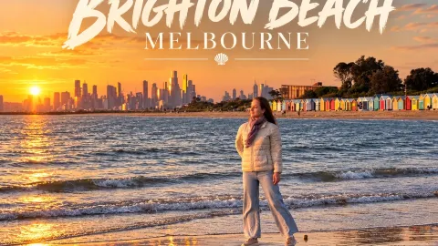 🏖 Brighton Beach в Австралии? Разноцветные домики за $340 000 и чёрные лебеди на закате 🦢 — traveler post in Брайтон