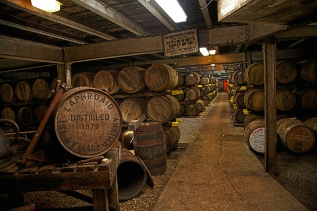 Sample whisky at the stunning Isle of Islay