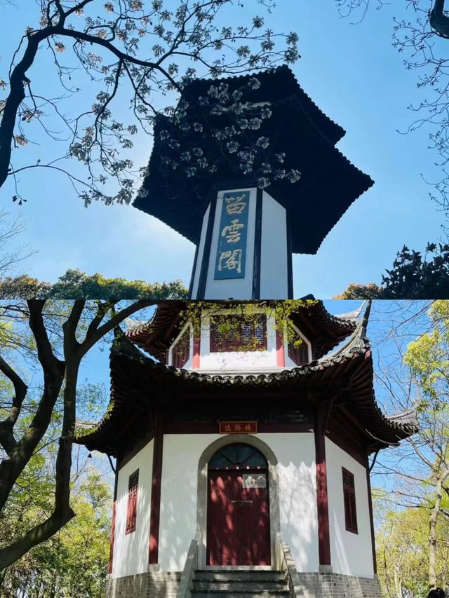 上海天馬山，千年斜塔屹立，此地好風水