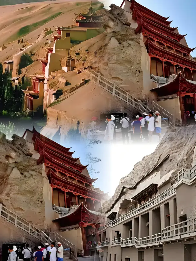 The beautiful Mogao Caves in Dunhuang are a sight you'll regret not visiting