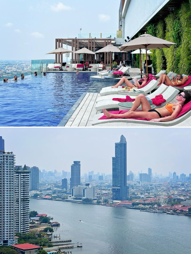 曼谷湄南河邊這家視野開闊、空中泳池絕美的設計酒店非常值得一住