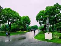 閔行文化公園｜梅雨瀟瀟瀝瀝，公園鬱鬱蔥蔥
