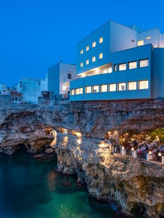 🌟 Polignano's Hidden Gem: Grotta Palazzese 🏨✨