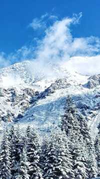 夢幻般的冰雪童話王國——十一月的九寨溝。