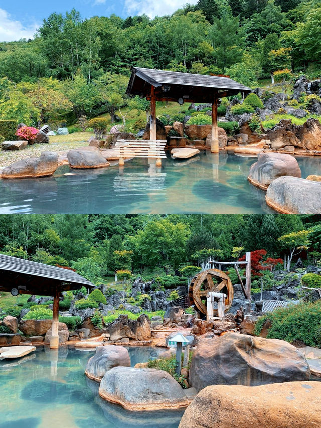 札幌賞楓圖鑑：豐平峽溫泉。