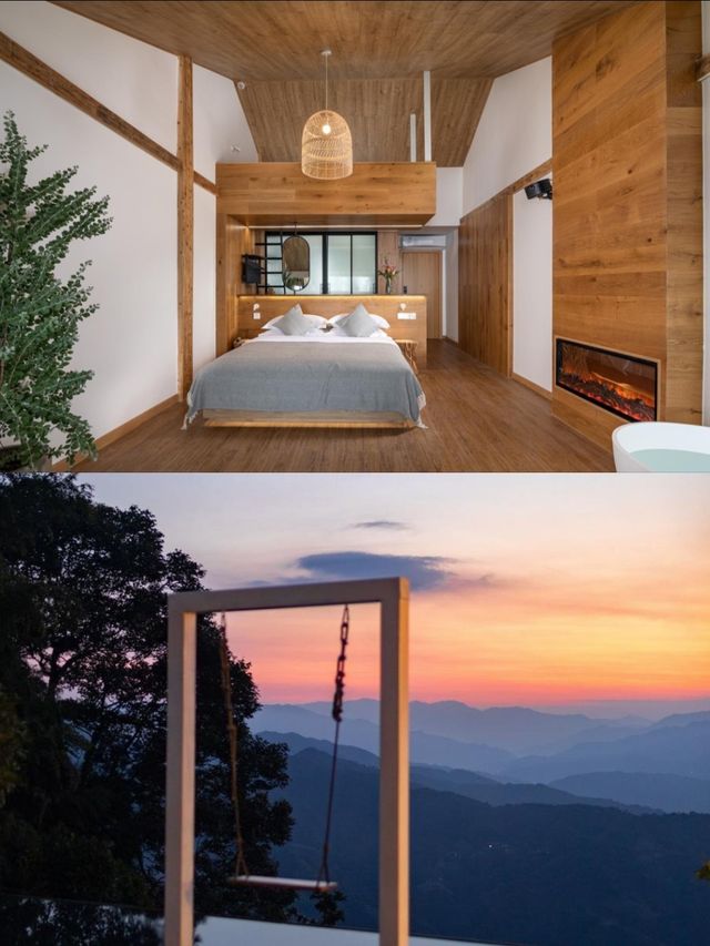 海拔1000km雲上高山的絕美梯田酒店