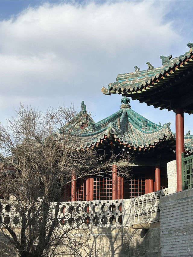 歷史厚重的太原純陽宮