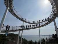 漫步浦項環湖公園｜邂逅獨特的太空步道