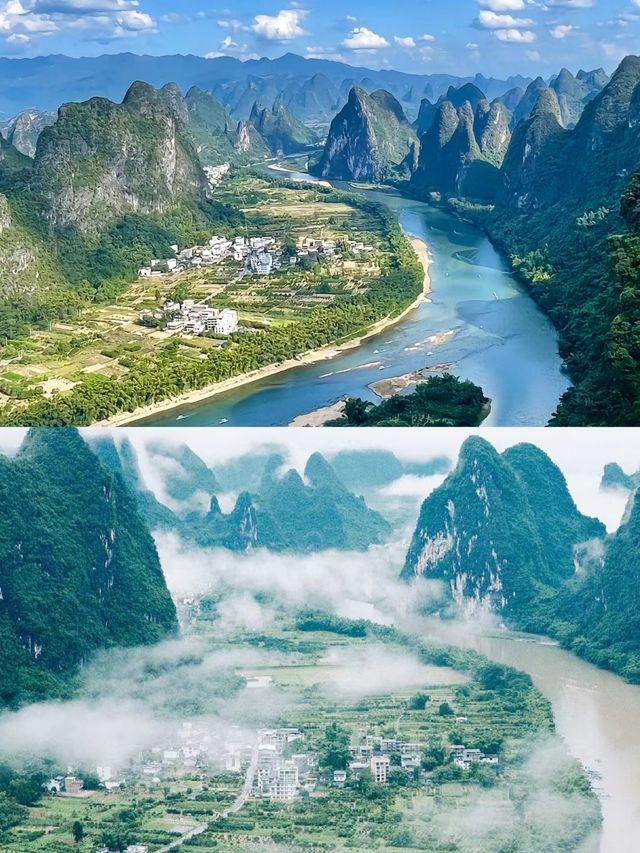 桂林日落 | 與山水間的夢幻晚霞相遇