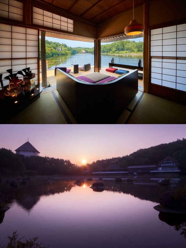 睡在青森文化裡！這間溫泉旅館美到不想退房