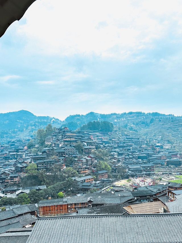 我在千戶苗寨民宿拍到人生照片