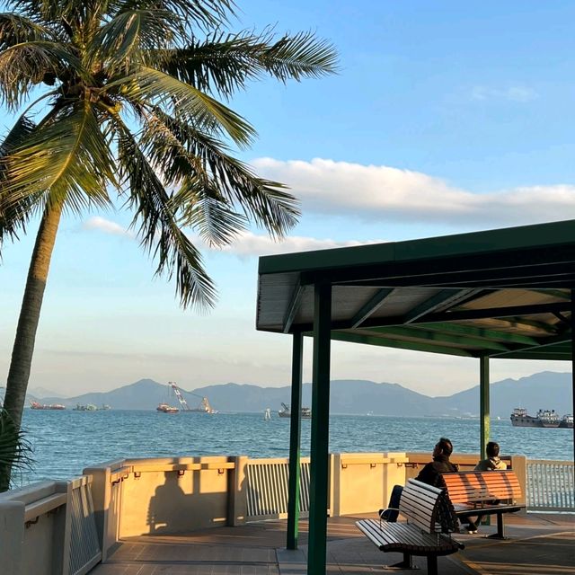 香港深度游攻略｜坐喺呢度睇日落都太美喇🌴蝴蝶灣公園泳灘