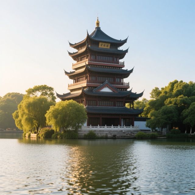登岳陽樓賞洞庭