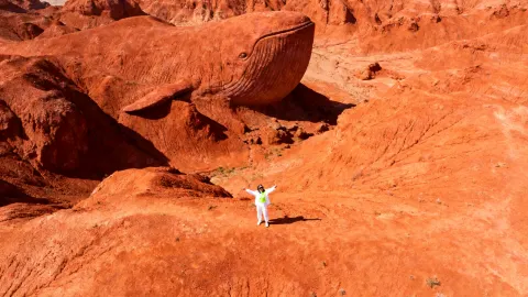 Inner Mongolia's Hidden 'Martian Secret Land'! Dahongshan in Siziwang Banner, Awe-Inspiring to the Point of Speechlessness! — traveler post in Daqing