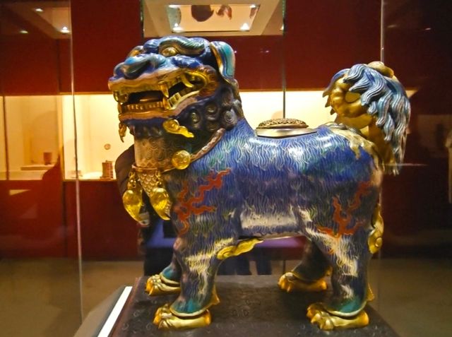 上海博物館（人民廣場館）的掐絲琺瑯美到窒息