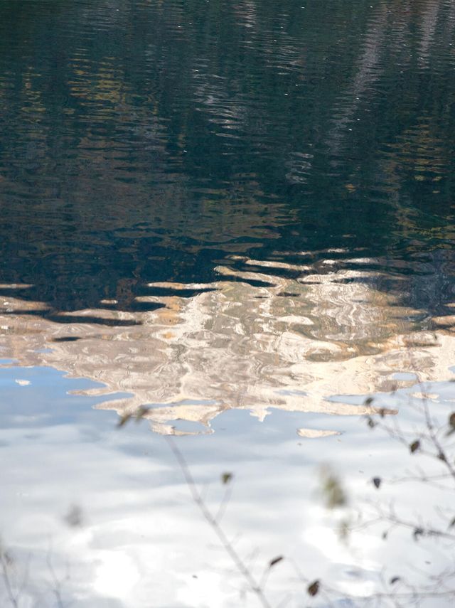 九寨初冬丨是天地緩緩展開的一幅山水留白