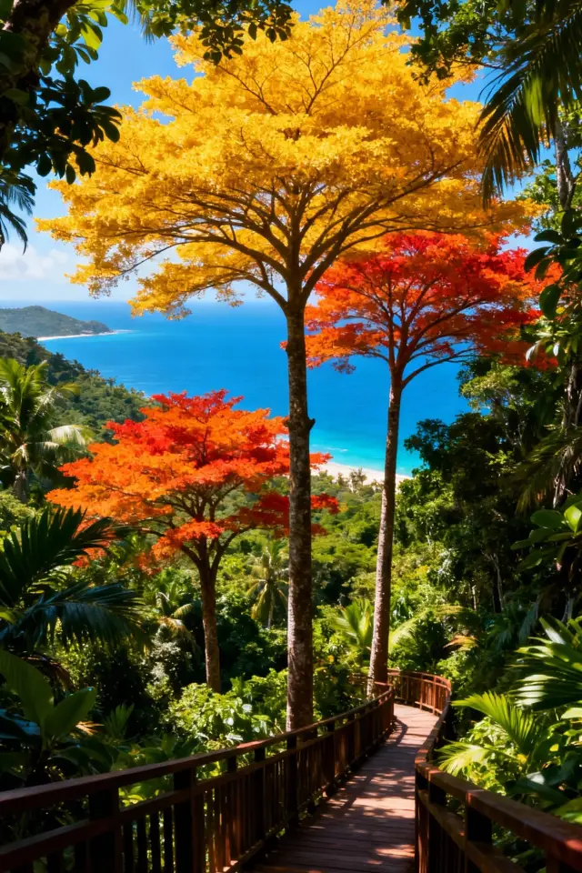 抓住海島的秋天，登高望遠正當時