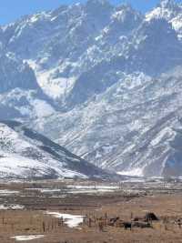 祁連山秋冬奇遇：從色彩派對到靜默雪國 