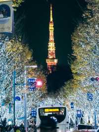 Tokyo night, illumination in Roppongi Hills✨