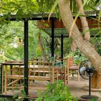 คาเฟ่ริมลำธาร มีน้ำตกไหลผ่าน น้องหมาเข้าได้