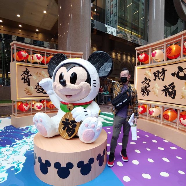時代廣場米奇唐老鴨可新年