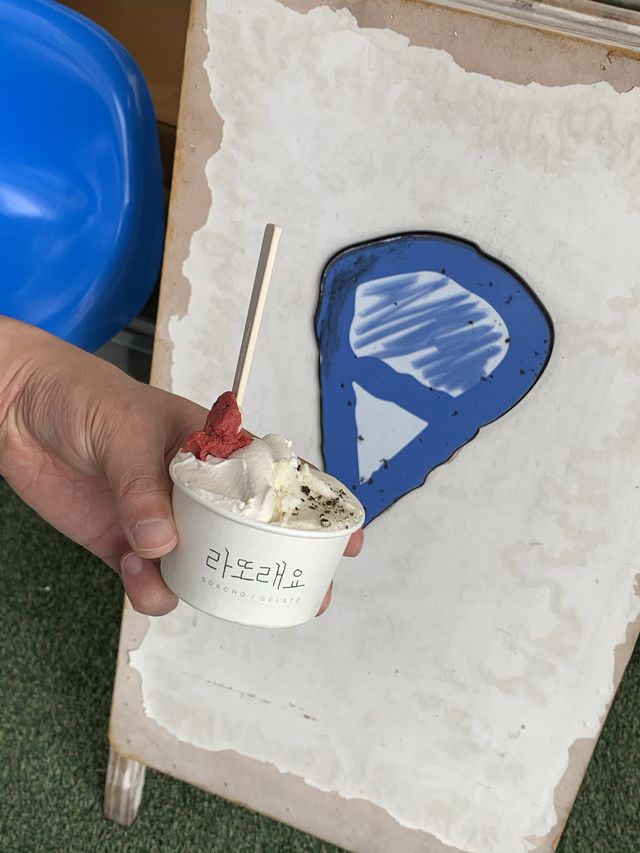 속초 강원도 감자로 만든 색다른 젤라또 맛집🍨 [속초_라또래요]