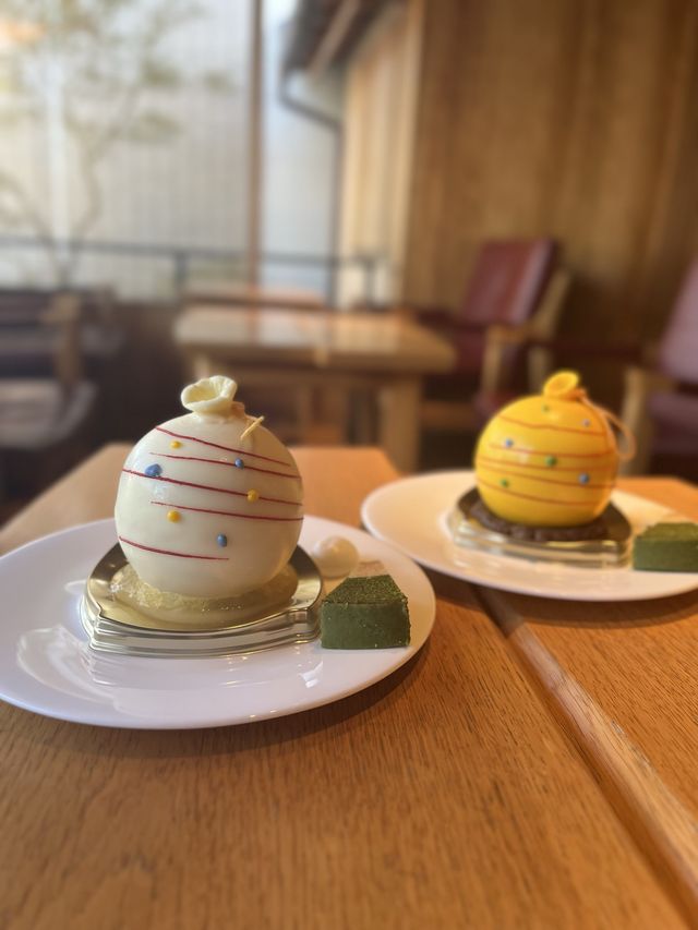 ~京都 花見小路カフェ~水風船ケーキ♡