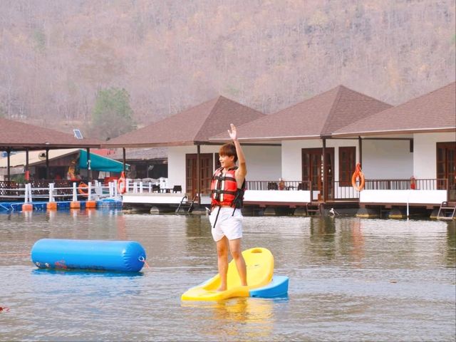 หนีร้อนไปโดน้ำ นอนแพ