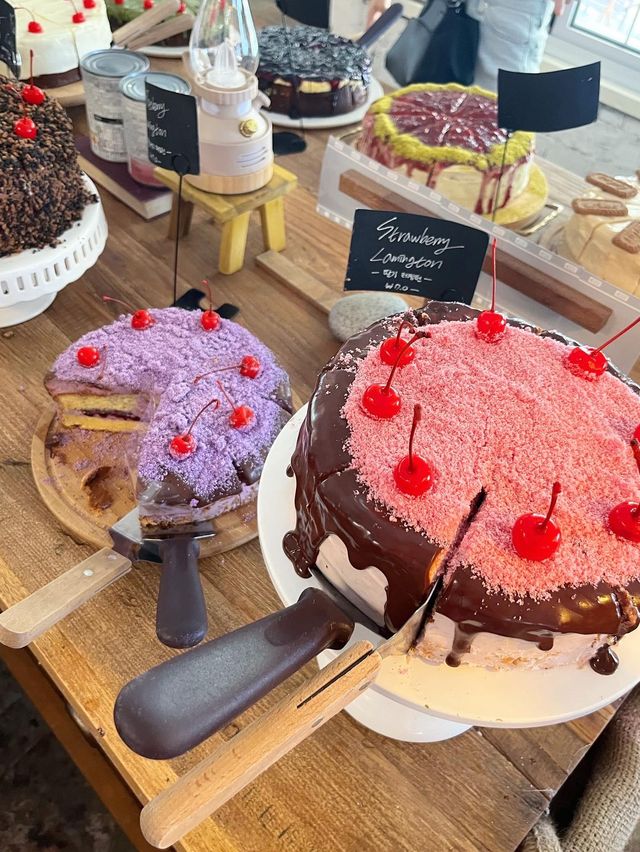 【釜山カフェ】可愛いケーキがたくさんの田浦のカフェ🎂