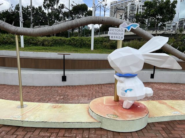 令人心曠神怡維多利亞港海濱步行區