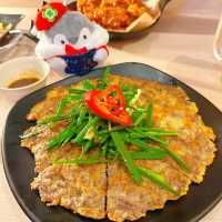 牛肉韮菜煎餅有驚喜❤️