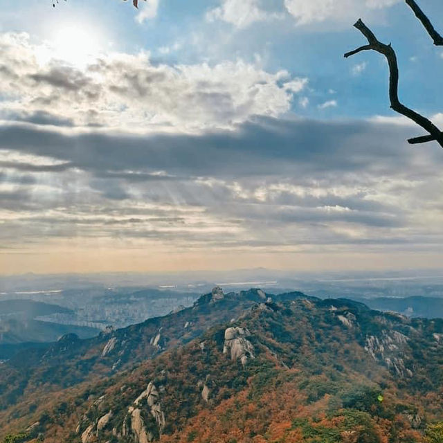 Mountainside area of Bukhansan National Park