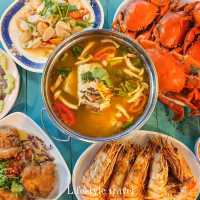 ปลายตะวันโฉมสเตย์ จันทบุรี กินปู บุฟเฟ่ต์เบียร์ไม่