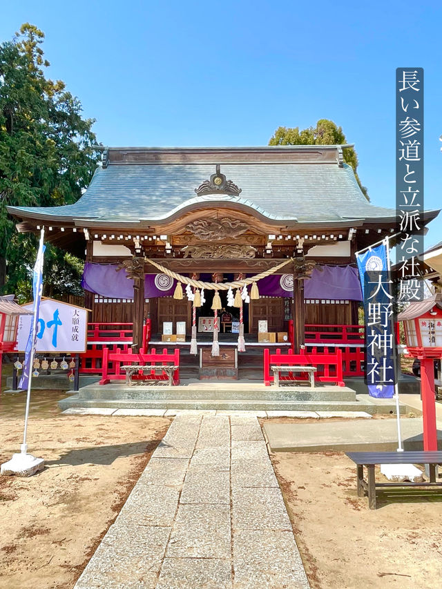 【大野神社/埼玉県】長い参道と立派な社殿