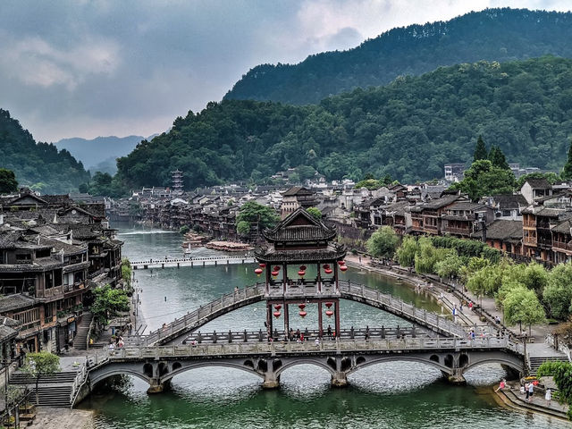 Traditional wooden stilt houses