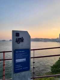 조용하고 한적했던 흰여울문화마을의 일몰🧡