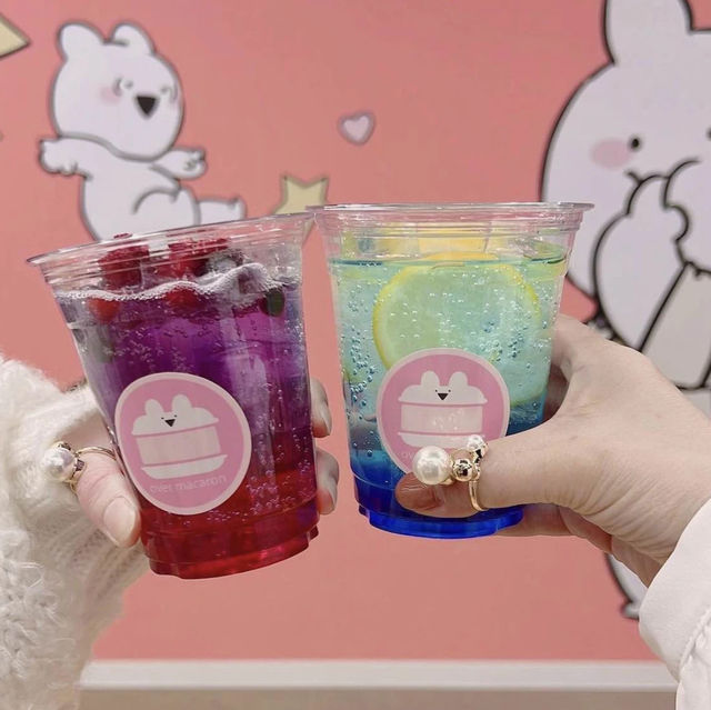 【福岡カフェ】かわいいうさぎの形のトゥンカロン