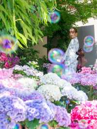 💚ハートの空と紫陽花が撮れる絶景カフェ☕✧