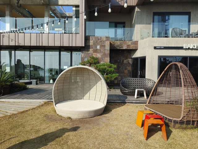 🍊💓제주 오션뷰 서귀포 베이커리 카페 '게우지코지 카페'