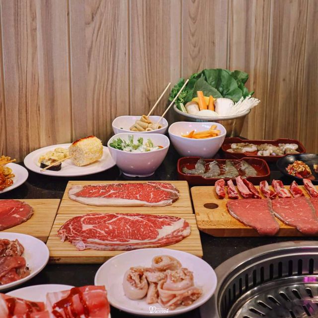 ร้านบุฟเฟ่ต์ปิ้งย่างเกาหลีสุดคุ้ม