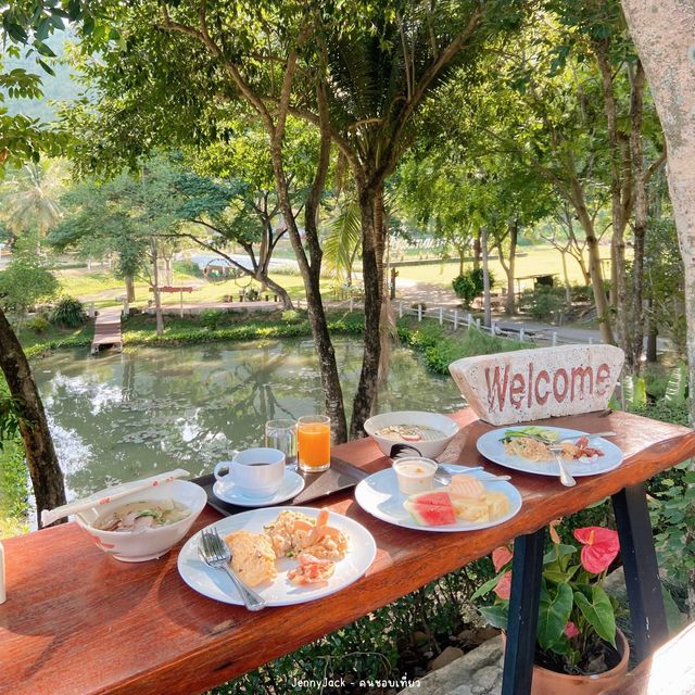 #ที่พัก บ้านอ้อมกอดขุนเขา ที่เที่ยวสวนผึ้ง ราชบุรี