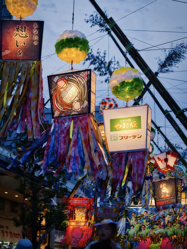 7/5〜7/7の3日限定開催‼️飾りは100本以上🤩日本三大七夕まつりの1つを紹介🎋※攻略付き