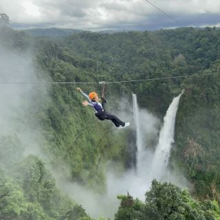 สักครั้งของชีวิต zip-line ลาวใต้ @tadfanewaterfall