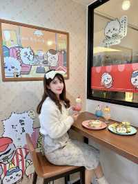 ちいかわの“ファミレス”をコンセプトにしたカフェ🍰 